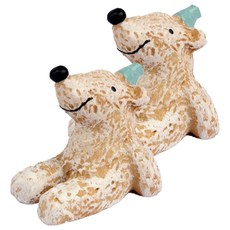 LAVENTIA 感性動物公仔 迷你裝飾 熊, 2個