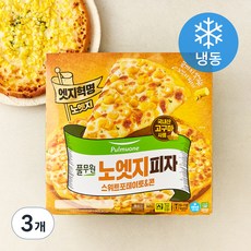 풀무원 노엣지피자 스위트포테이토&콘 (냉동), 365g, 1개입, 3박스