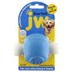 Petmate jw 啾啾球中骨 狗玩具 250g, 藍色, 1個