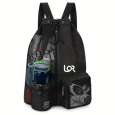 NEORIN 網眼防水大容量運動戶外收納包, 黑色