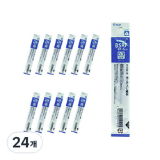 PILOT 百樂 Super Grip Dr. Grip 專用筆芯 0.7mm BKRF-6F, 藍色, 24個