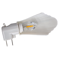 朝日電工 LED高冠直立式手動小夜燈 LED197S, 白色, 1件