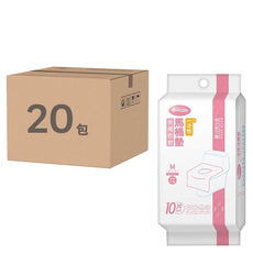 WHIKON 拋棄式馬桶坐墊紙 10張/包, 粉色, 20包入, M號, 一次性馬桶墊, 方便衛生, 20包, M