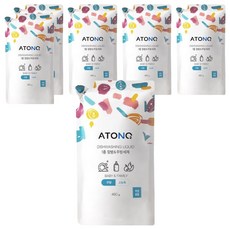 아토앤오투 1종 젖병 & 주방세제 리필 무향, 480g, 6개
