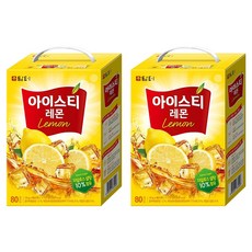담터 아이스티 레몬, 14g, 80개입, 2개