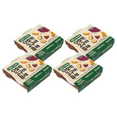 FARM TO FAMILY 蔬果泥, 4個, 南瓜地瓜口味, 120g