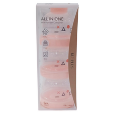 KU.KU Duckbill 酷咕鴨 PLUS 純真之瞳疊疊樂奶粉罐 All in One BPA Free, 莓果粉色, 1個