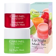 CARE NEL 晚安唇膜組, 萊姆香 + 石榴香, 1組