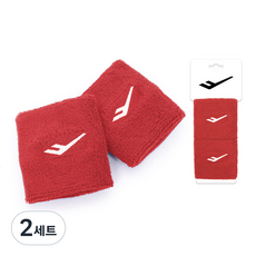프로스펙스 손목 밴드 세트, 레드, 2세트
