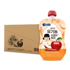 베베쿡 처음먹는 유기농 사과와 당근 100ml, 혼합맛, 10개