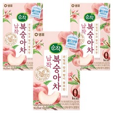 순작 콜드브루 과일허브티 납작 복숭아차, 1.8g, 20개입, 3개