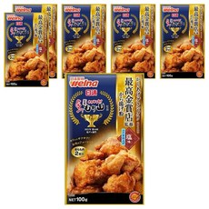 日清製粉 最高金賞炸雞粉 香蒜椒鹽, 100g, 6包