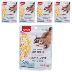 PetBest 丸福【綜合水果】棉花糖 寵物迷你棉花糖 綜合水果口味 鈣質添加 5入, 45g