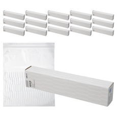 니토리 더블 지퍼백 화이트바 LL 12매, 16세트