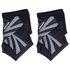 BODYVINE 巴迪蔓 8字穩固護踝, Power-Band技術全方位支撐防護, 可調節綁帶減少內外翻風險, 透氣設計輕盈舒適不悶熱, L, 黑色, 2個