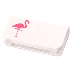 小麥購物 便攜式三格藥盒 G099 火焰鳥 13g, 8個