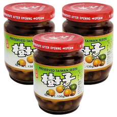 狀元醬油 正蔭樹子, 130g, 3罐