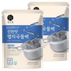 강고집 진한맛 멸치국물팩 10p, 130g, 2개