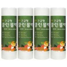 원스마켓 식품포장용 위생롤백 고급형 특대형 35cm x 45cm, 특대(XL), 300개입, 4개