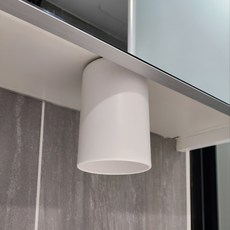 Linesmith 磁吸式洗手台倒掛漱口杯+磁鐵組, 白色, 1套