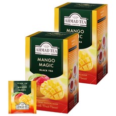 AHMAD TEA 芒果紅茶茶包, 2g, 20包, 2盒