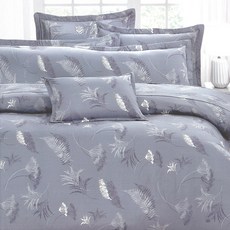 Prawear 巴麗維亞 台灣製精梳棉六件式床罩組-幸福戀情, 雙人加大, 1組