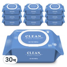 Tamsaa 濕式衛生紙, 80張, 30包