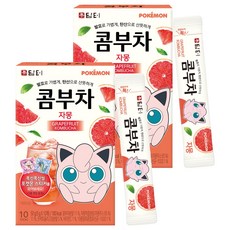 담터 포켓몬 콤부차 자몽, 5g, 10개입, 2개