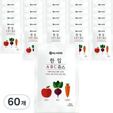 ReHerb 一口ABC果汁, 100ml, 60包