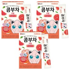 담터 포켓몬 콤부차 자몽, 5g, 10개입, 3개