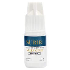 SUBIR EYELASH Sally 睫毛嫁接膠 新手用 5g, 1個, 白色