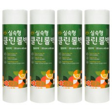식품포장용 위생롤백 35cm x 45cm, 특대(XL), 500개입, 4개
