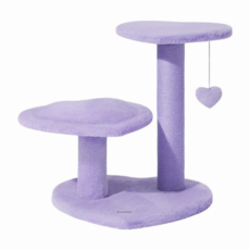 VETRESKA 未卡 麻繩貓爬架 67.5cm 3層 貓用, 心動紫, 1組