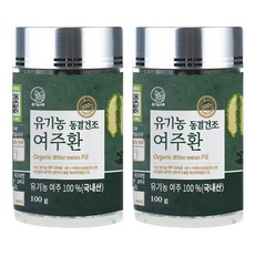 Organicmaru 冷凍乾燥韓國產苦瓜保健丸, 100g, 2個