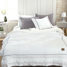 gBEDDING 簡約線條超細纖維水洗棉被寢具組