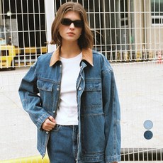 Dunst 女款復古丹寧工裝夾克 UDJU5A115B