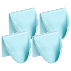 E.City 免釘無痕瀝水壁掛香皂架,顏色隨機,4個,浴室收納好幫手