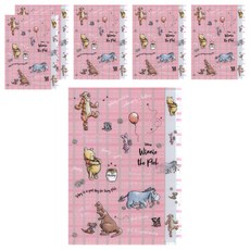 sun-star 小熊維尼95週年 L型A4資料夾, 朋友款, 6個