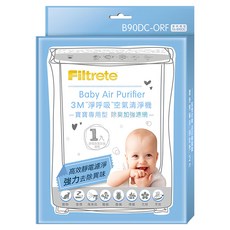 3M 淨呼吸 寶寶專用型 空氣清淨機專用除臭加強濾網, B90DC-ORF, 1個