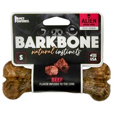 PET QWERKS 尼龍怪怪骨 小 6個月以上犬用, 燉牛肉風味, 95g, 1個