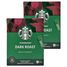 STARBUCKS 星巴克 特選系列 深度烘焙咖啡 隨手包, 2.3g, 10包, 2盒