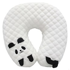 J&N 造型U型頸枕 記憶棉, 熊貓