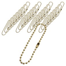 코오미 컬러 줄구슬 군번줄 200p 세트 5W0926, 브론즈, 1세트