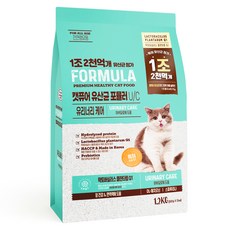 캣퓨어 고양이 유산균 포뮬러 기능성 사료, 유리너리+장건강, 1.2kg, 1개