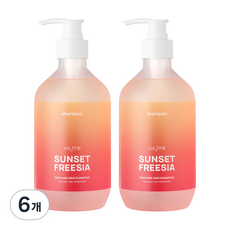 줄라이미 퍼퓸 헤어 샴푸 선셋프리지아, 500ml, 6개