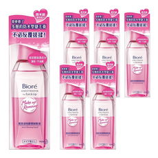 Biore 蜜妮 台灣公司貨 高效活性眼唇卸妝液, 130ml, 6瓶