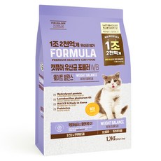 캣퓨어 고양이 유산균 포뮬러 기능성 사료, 다이어트+장건강, 1.2kg, 1개