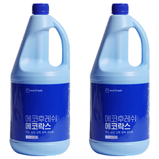 eco fresh 除菌清潔劑漂白水 2L 適用於浴室、廚房等居家衛生, 2瓶