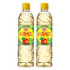 오뚜기 사과식초, 900ml, 2개