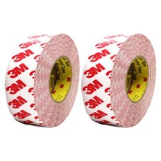 格魯特記親故 3M 薄型雙面膠帶 2.5cm x 50m, 2個